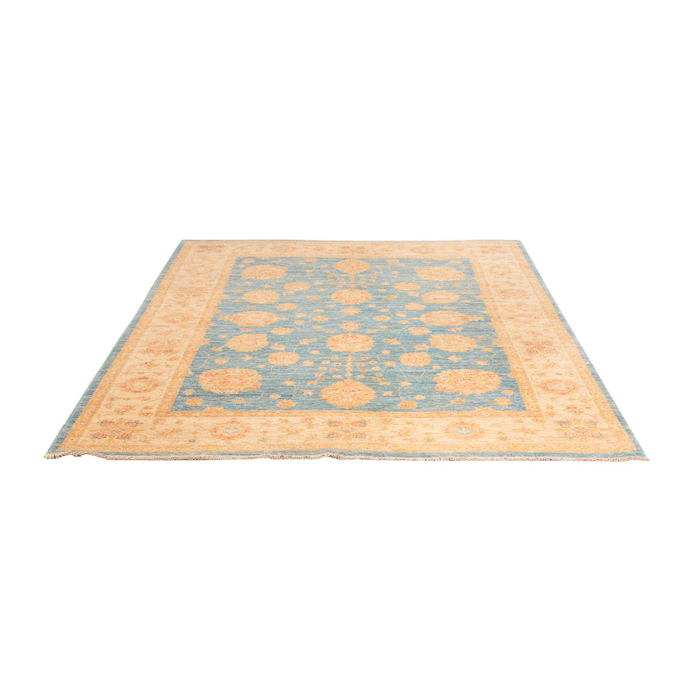 Ziegler Teppich - 202 x 148 cm - blau