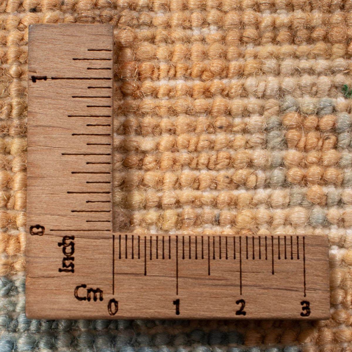 Ziegler Teppich rund  - 200 x 200 cm - blau