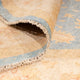 Ziegler Teppich rund  - 247 x 247 cm - blau