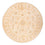 Ziegler Teppich rund  - 149 x 148 cm - beige