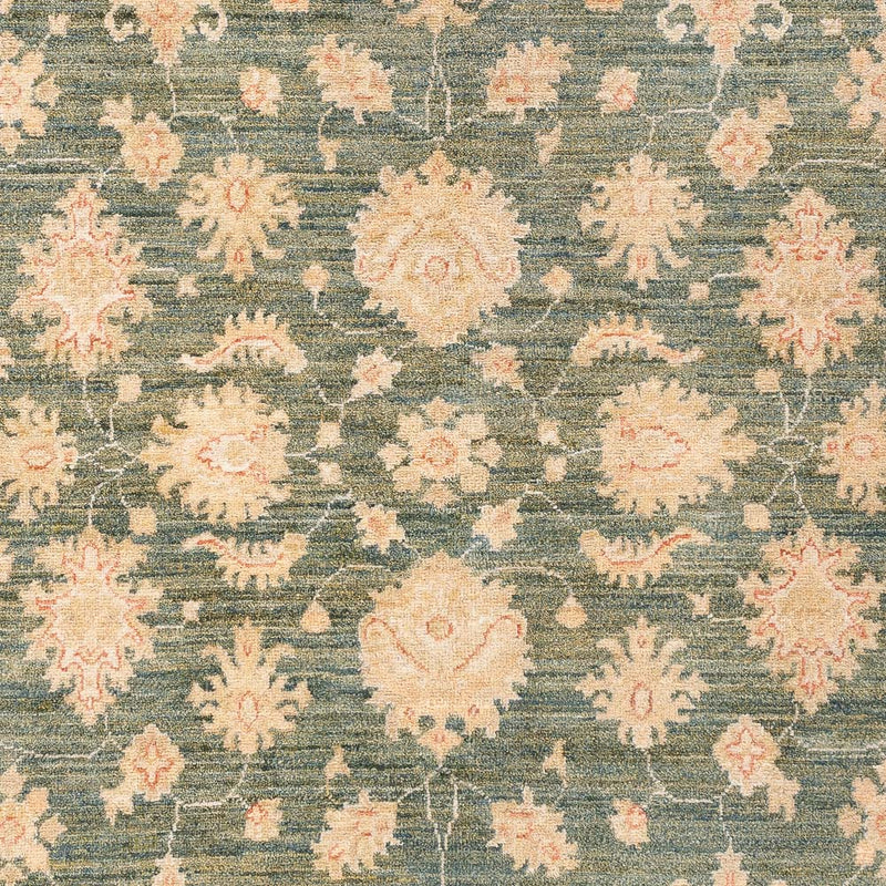 Ziegler Teppich - 202 x 147 cm - olivgrün