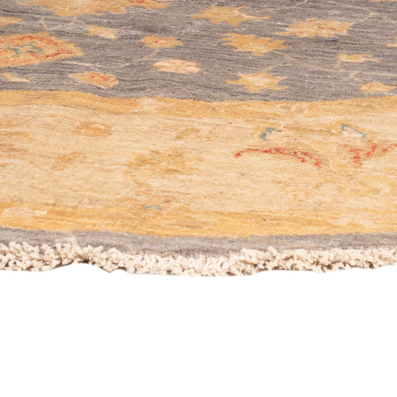 Ziegler Teppich rund  - 200 x 197 cm - seeblau