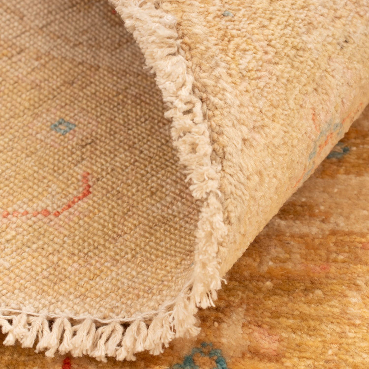 Ziegler Teppich rund  - 99 x 99 cm - beige