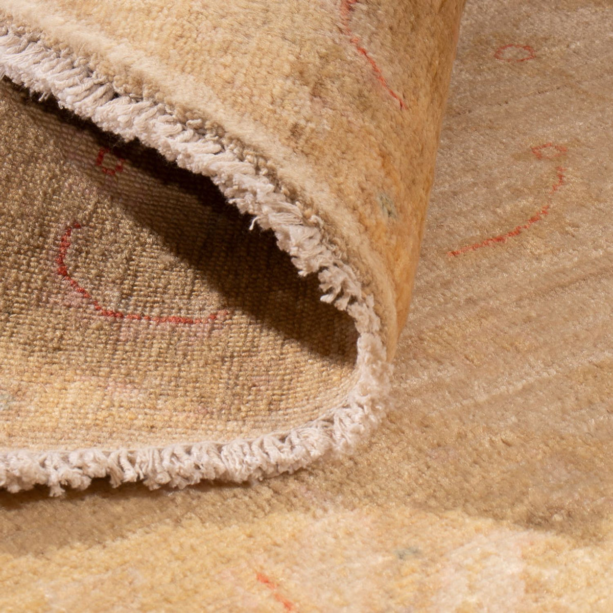 Ziegler Teppich rund  - 150 x 149 cm - beige