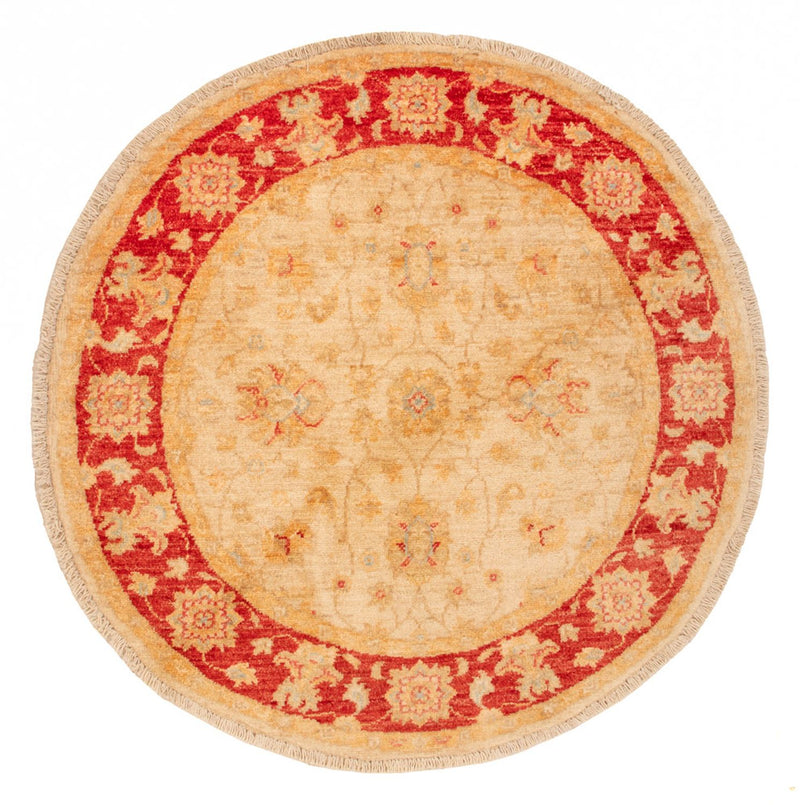 Ziegler Teppich rund  - 100 x 99 cm - beige