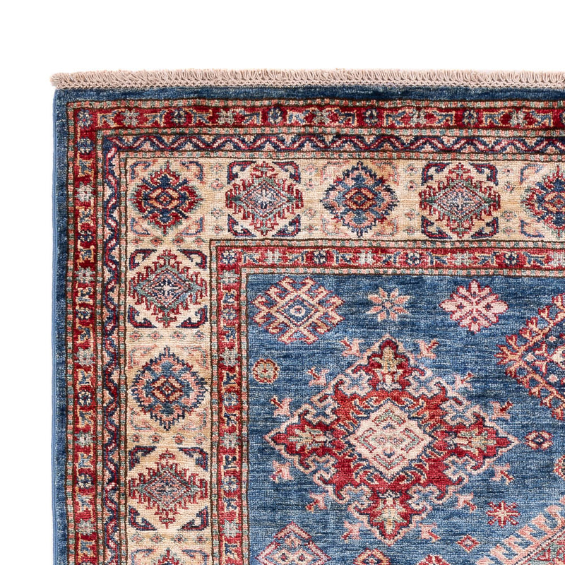 Ziegler Teppich - Kazak - 204 x 146 cm - blau