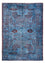 Ziegler Teppich - Modern - Vintage / Colored - 199 x 141 cm - blau
