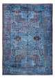 Ziegler Teppich - Modern - Vintage / Colored - 199 x 141 cm - blau