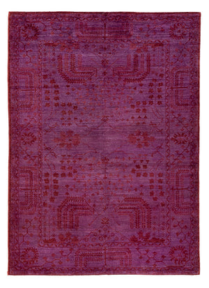 Ziegler Teppich - Modern - Vintage / Colored - 190 x 131 cm - lila