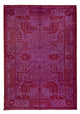 Ziegler Teppich - Modern - Vintage / Colored - 197 x 139 cm - lila