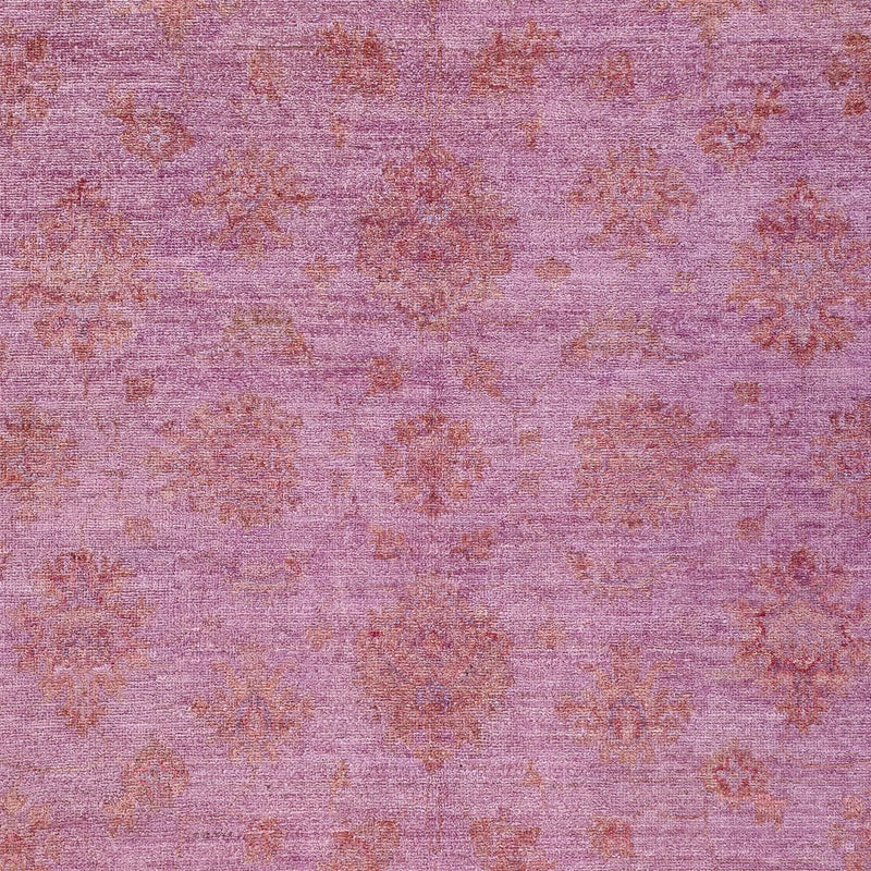 Ziegler Teppich - Modern - Vintage / Colored - 203 x 149 cm - rosa