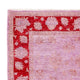 Ziegler Teppich - Modern - Vintage / Colored - 203 x 149 cm - rosa