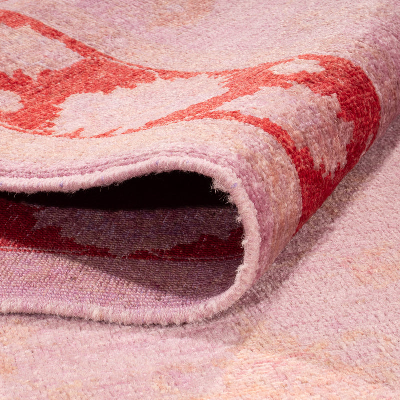 Ziegler Teppich - Modern - Vintage / Colored - 203 x 149 cm - rosa