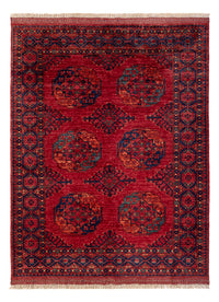 Afghan Teppich - Kunduz - 200 x 155 cm - rot