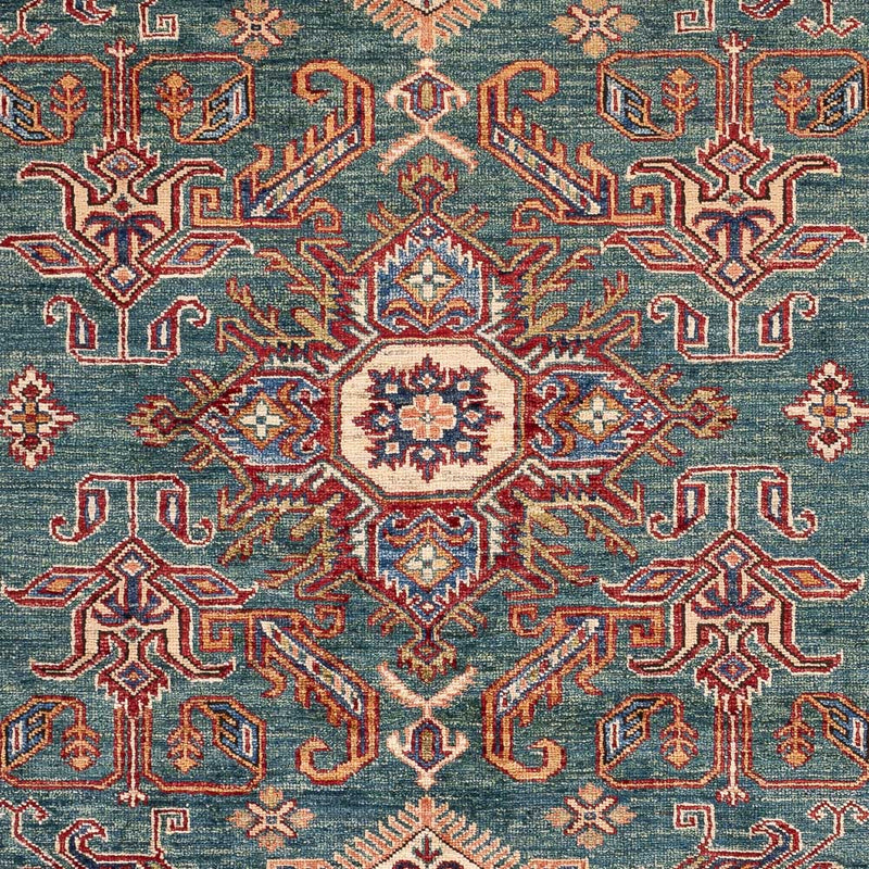 Ziegler Teppich - Kazak - 193 x 150 cm - grün