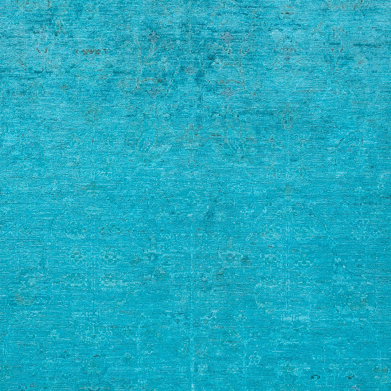 Ziegler Teppich - Modern - Vintage / Colored - 199 x 151 cm - blau