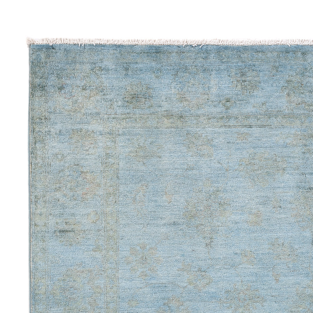 Ziegler Teppich - Modern - Vintage / Colored - 194 x 149 cm - hellblau