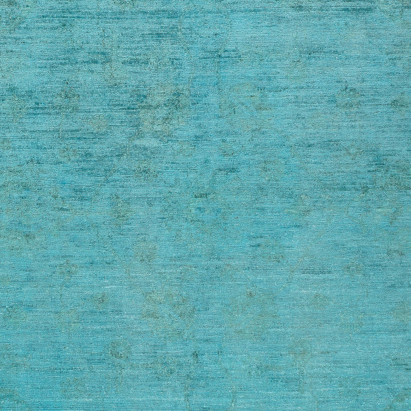 Ziegler Teppich - Modern - Vintage / Colored - 193 x 148 cm - türkis