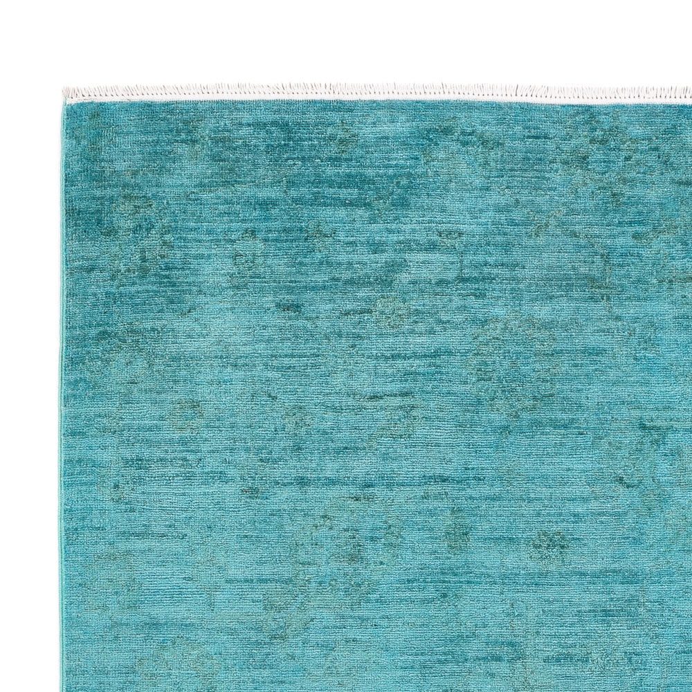 Ziegler Teppich - Modern - Vintage / Colored - 193 x 148 cm - türkis