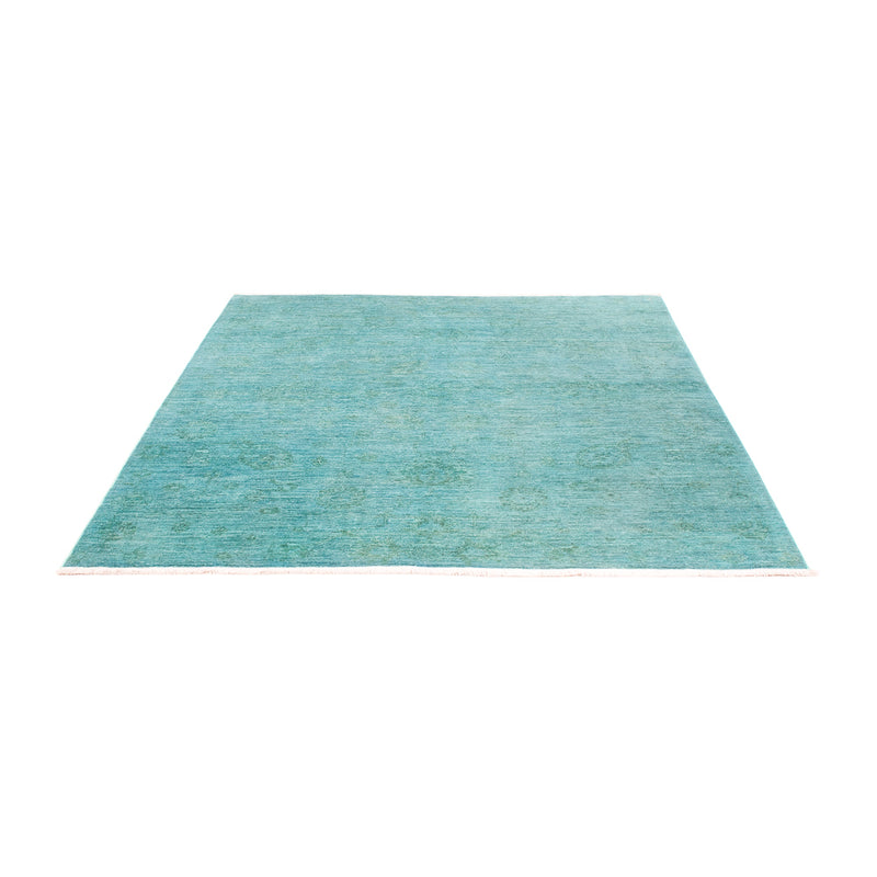 Ziegler Teppich - Modern - Vintage / Colored - 193 x 148 cm - türkis