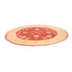 Ziegler Teppich rund  - 252 x 250 cm - rot