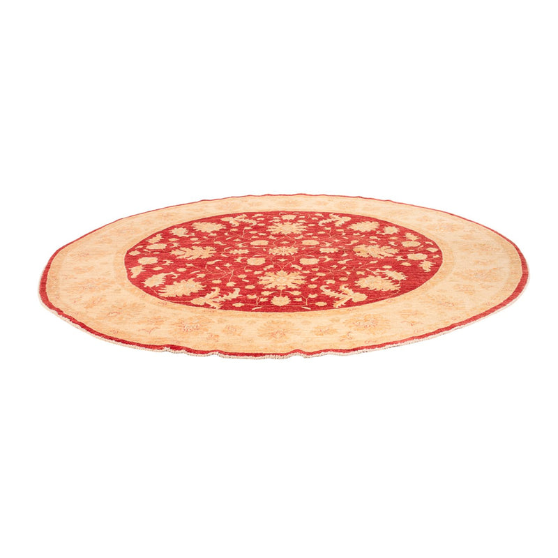 Ziegler Teppich rund  - 252 x 250 cm - rot