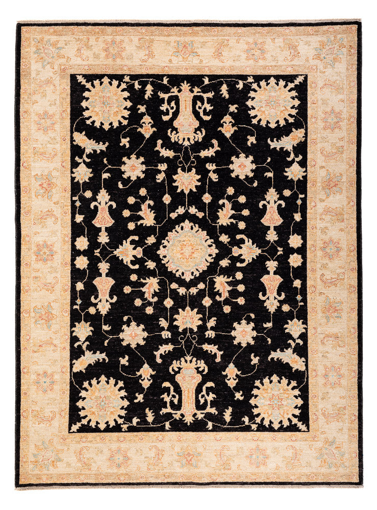 Ziegler Teppich - 207 x 153 cm - dunkelblau