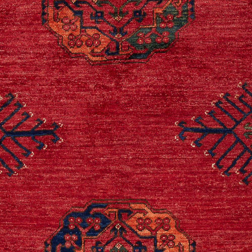 Afghan Teppich - 183 x 125 cm - rot