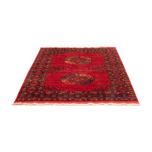 Afghan Teppich - 181 x 122 cm - rot