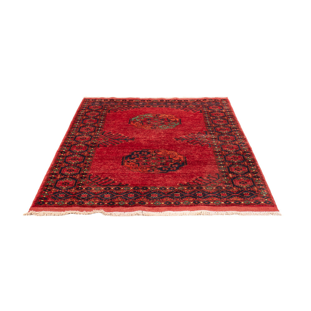 Afghan Teppich - 182 x 125 cm - rot