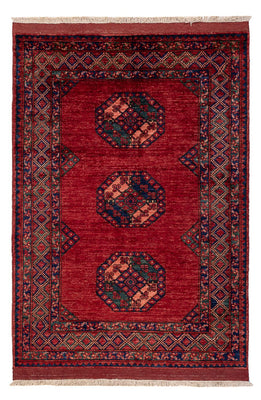 Afghan Teppich - 179 x 124 cm - rot