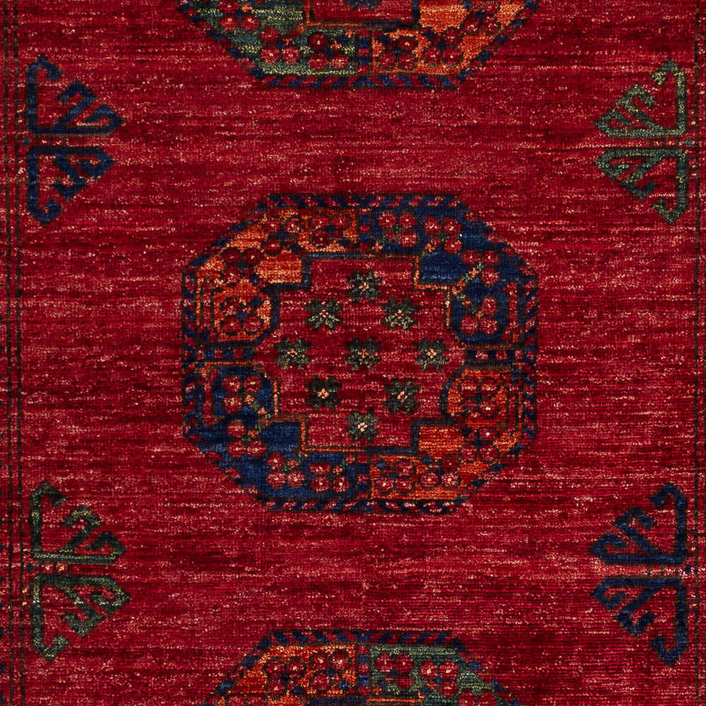Afghan Teppich - 182 x 122 cm - rot