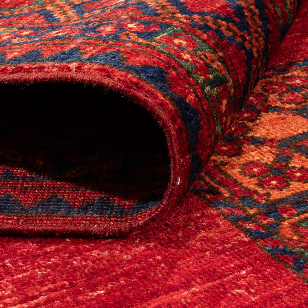Afghan Teppich - 182 x 122 cm - rot