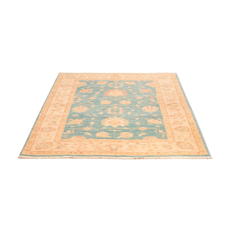 Ziegler Teppich - 175 x 124 cm - seeblau