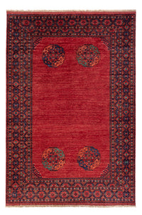 Afghan Teppich - Kunduz - 294 x 203 cm - rot