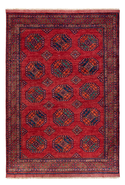 Afghan Teppich - Kunduz - 207 x 297 cm - rot