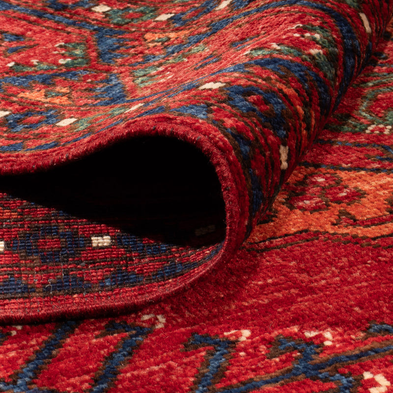 Afghan Teppich - Kunduz - 312 x 208 cm - rot