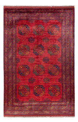 Afghan Teppich - Kunduz - 305 x 203 cm - rot