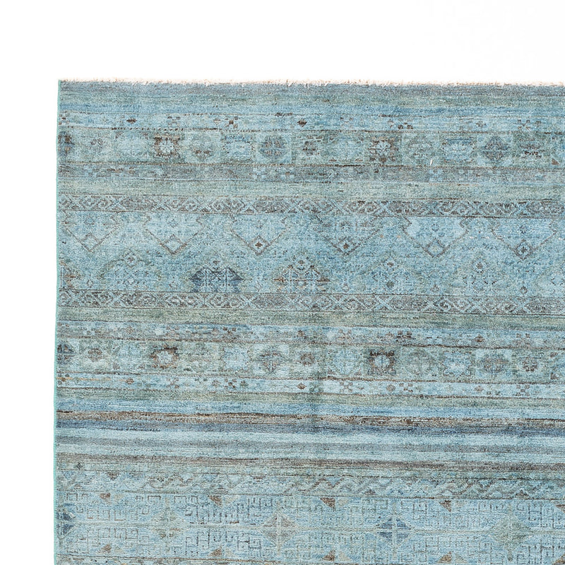 Ziegler Teppich - Shal - Vintage / Colored - 288 x 207 cm - hellblau