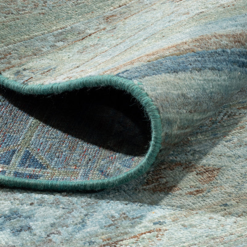 Ziegler Teppich - Shal - Vintage / Colored - 288 x 207 cm - hellblau
