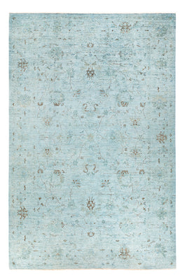 Ziegler Teppich - Modern - Vintage / Colored - 300 x 202 cm - hellblau