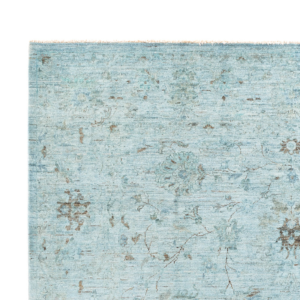 Ziegler Teppich - Modern - Vintage / Colored - 300 x 202 cm - hellblau