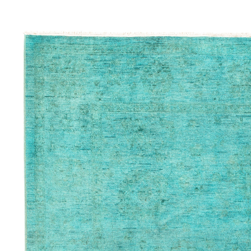 Ziegler Teppich - Modern - Vintage / Colored - 292 x 198 cm - türkis