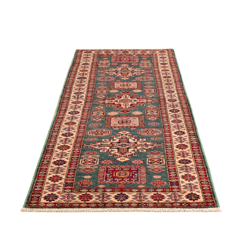 Läufer Ziegler - Kazak - 253 x 78 cm - dunkelblau