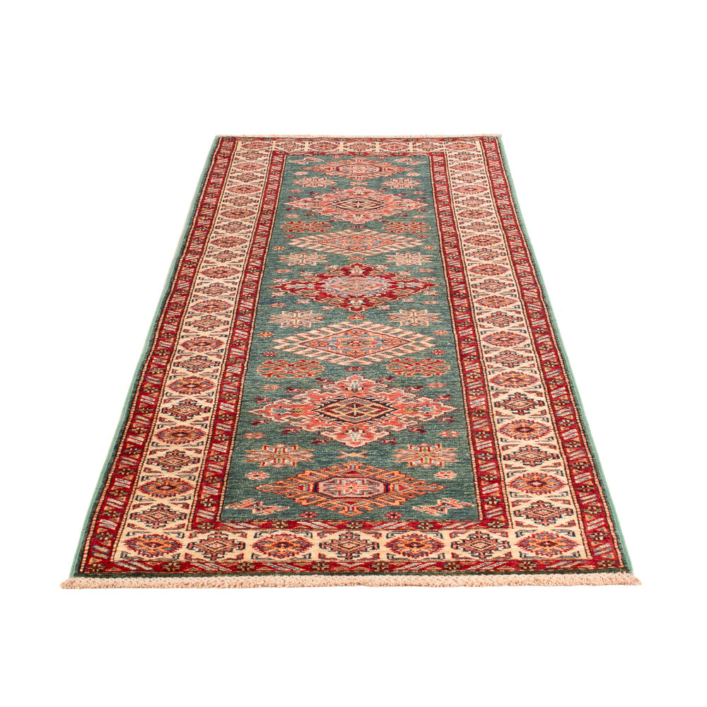 Läufer Ziegler - Kazak - 247 x 75 cm - dunkelblau