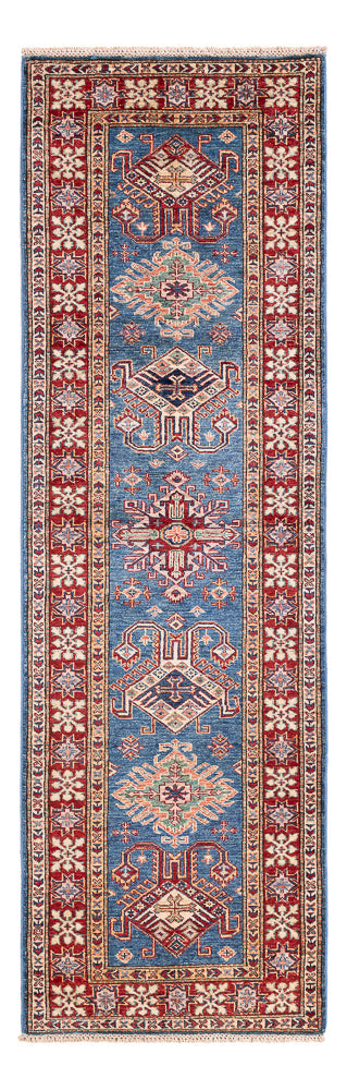 Läufer Ziegler - Kazak - 242 x 73 cm - blau