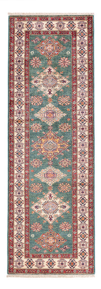 Läufer Ziegler - Kazak - 242 x 78 cm - grün