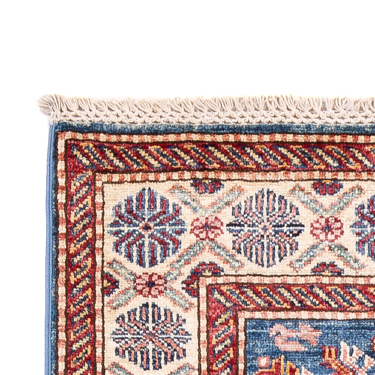 Läufer Ziegler - Kazak - 246 x 75 cm - blau