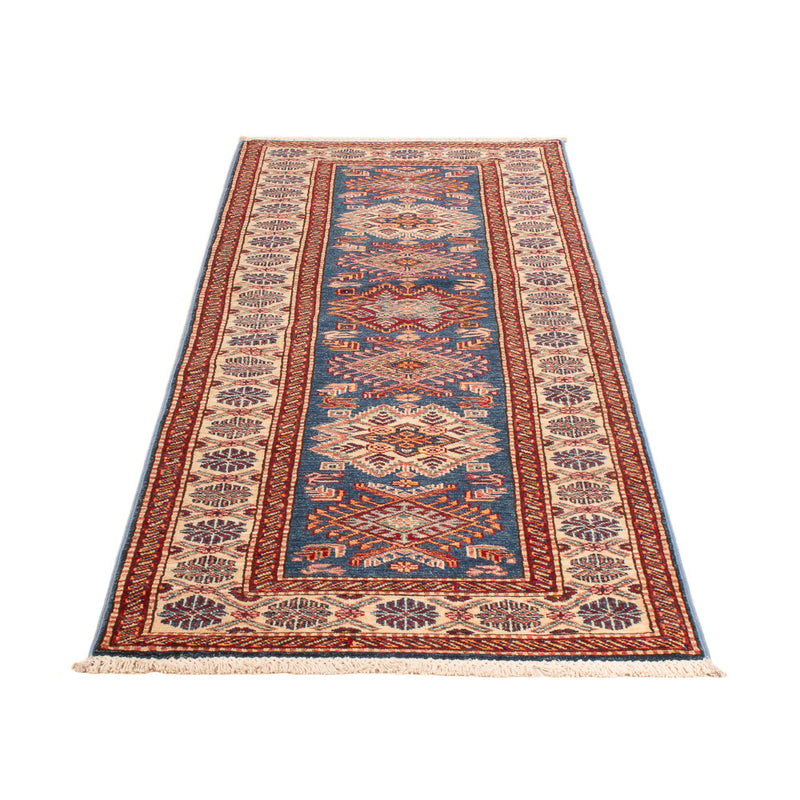 Läufer Ziegler - Kazak - 247 x 73 cm - blau