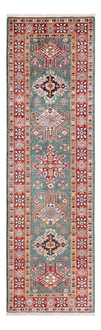 Läufer Ziegler - Kazak - 256 x 74 cm - grün